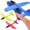 Niteris Airplane Launcher Toys, 3 Pack Foam Glider Plane, 2 Flight Modes Outdoor Flying Toy Birthday Gifts for Boys Age 4-10