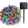 Syenll Outdoor Solar String Lights, 39ft 100 LED Solar Christmas Lights, Waterproof Fairy Lights for Patio Garden Party Decoration, Multicolor