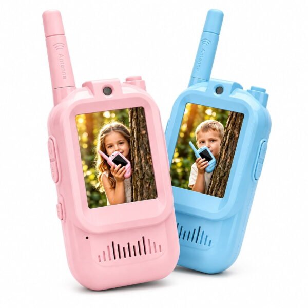 RNKR Kids Walkie Talkies Set, Long Range Communication Toy for Boys and Girls, Outdoor Adventure Radios for Camping, Hiking and Backyard Games