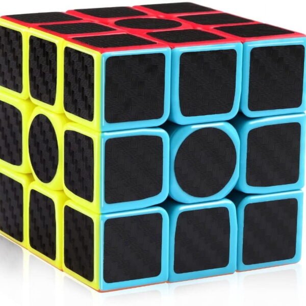 TiokMc 3x3 Magic Cube Stickerless Puzzle Toy, Educational & Fun Brain Game for Kids, Teens & Adults, Improves Cognitive Skills, Memory & Concentration, Birthday or Holiday Gift