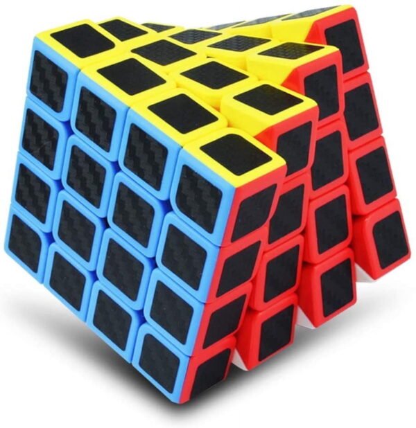 TiokMc 4x4 Magic Cube Stickerless Puzzle Toy, Educational & Fun Brain Game for Kids, Teens & Adults, Improves Cognitive Skills, Memory & Concentration, Birthday or Holiday Gift